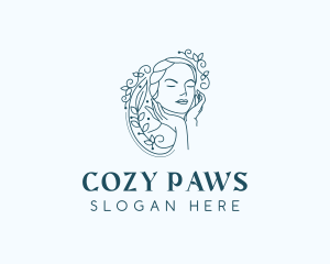 Elegant Female Floral logo design