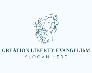 Elegant Female Floral logo design