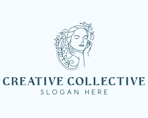 Elegant Female Floral logo design