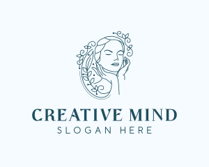 Elegant Female Floral logo design