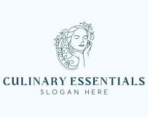 Elegant Female Floral logo design