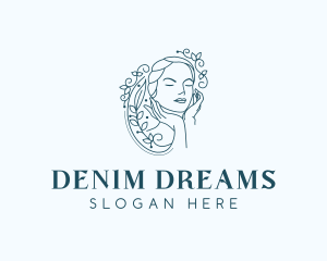 Elegant Female Floral logo design