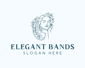 Elegant Female Floral logo design