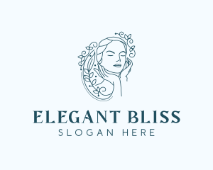 Elegant Female Floral logo design