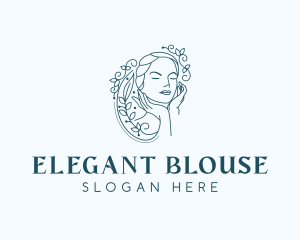 Elegant Female Floral logo design