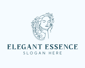 Glamorous - Elegant Female Floral logo design