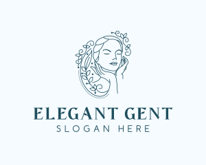 Elegant Female Floral logo design