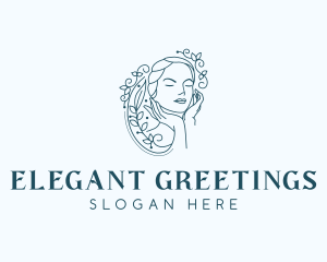 Elegant Female Floral logo design