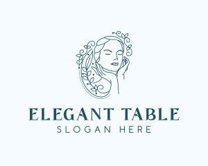 Elegant Female Floral logo design