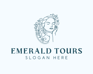 Elegant Female Floral logo design