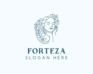 Elegant Female Floral logo design