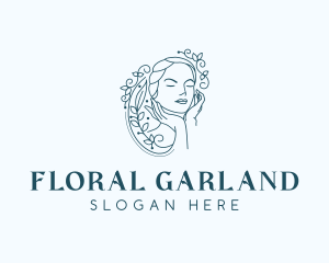 Elegant Female Floral logo design