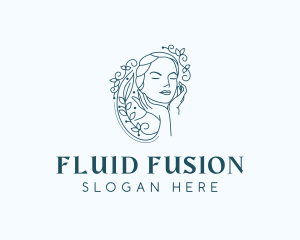 Elegant Female Floral logo design