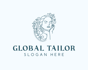 Elegant Female Floral logo design