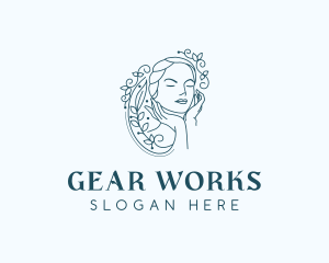 Elegant Female Floral logo design