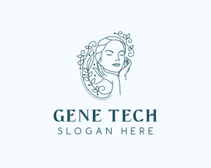 Elegant Female Floral logo design