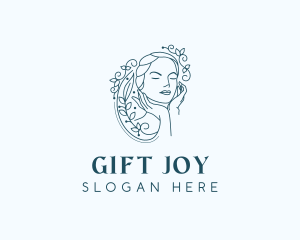 Elegant Female Floral logo design