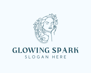 Elegant Female Floral logo design