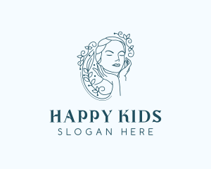 Elegant Female Floral logo design