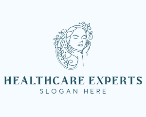 Elegant Female Floral logo design