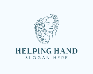 Elegant Female Floral logo design