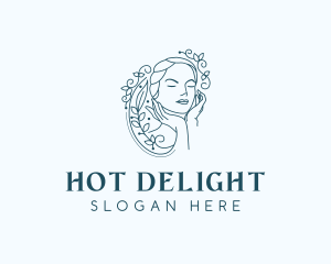 Elegant Female Floral logo design