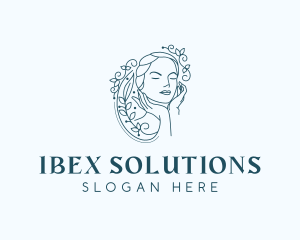 Elegant Female Floral logo design