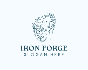 Elegant Female Floral logo design