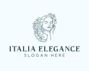 Elegant Female Floral logo design