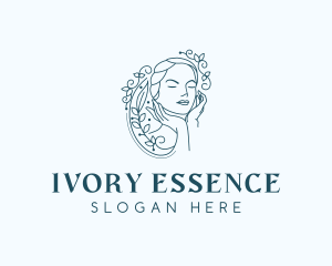 Elegant Female Floral logo design