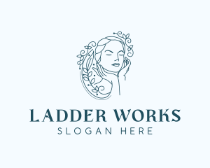 Elegant Female Floral logo design