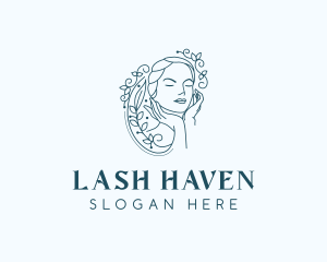 Elegant Female Floral logo design