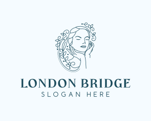 Elegant Female Floral logo design