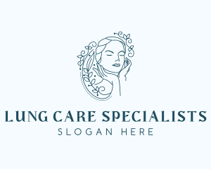 Elegant Female Floral logo design