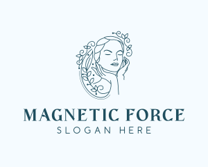 Elegant Female Floral logo design