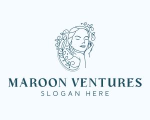 Elegant Female Floral logo design