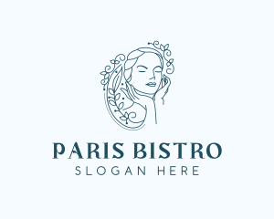 Elegant Female Floral logo design