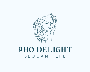 Elegant Female Floral logo design