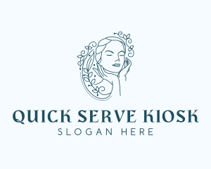 Elegant Female Floral logo design