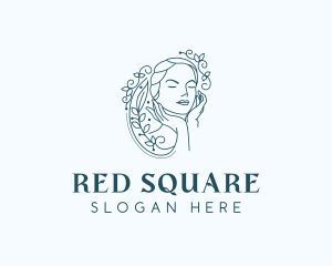 Elegant Female Floral logo design