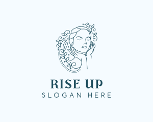 Elegant Female Floral logo design