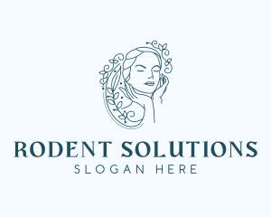 Elegant Female Floral logo design