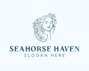 Elegant Female Floral logo design