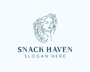 Elegant Female Floral logo design