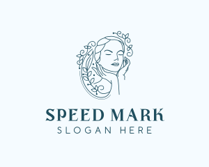 Elegant Female Floral logo design