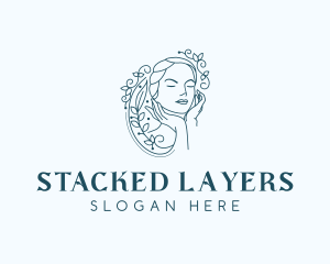 Elegant Female Floral logo design