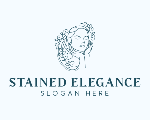 Elegant Female Floral logo design