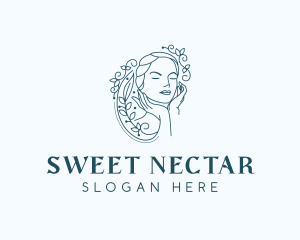 Elegant Female Floral logo design