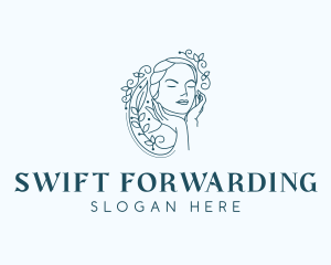 Elegant Female Floral logo design