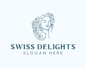 Elegant Female Floral logo design